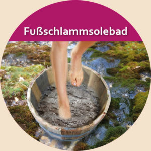 Fussschlammsolebad