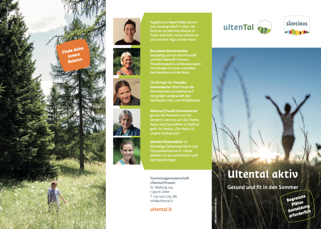 Ultental Aktiv - Atemübungen im Morgentau mit Bernadette Schwienbacher