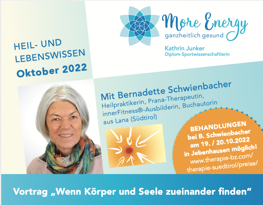 Vortrag „Wenn Körper und Seele zueinander finden“ - Göppingen (D)